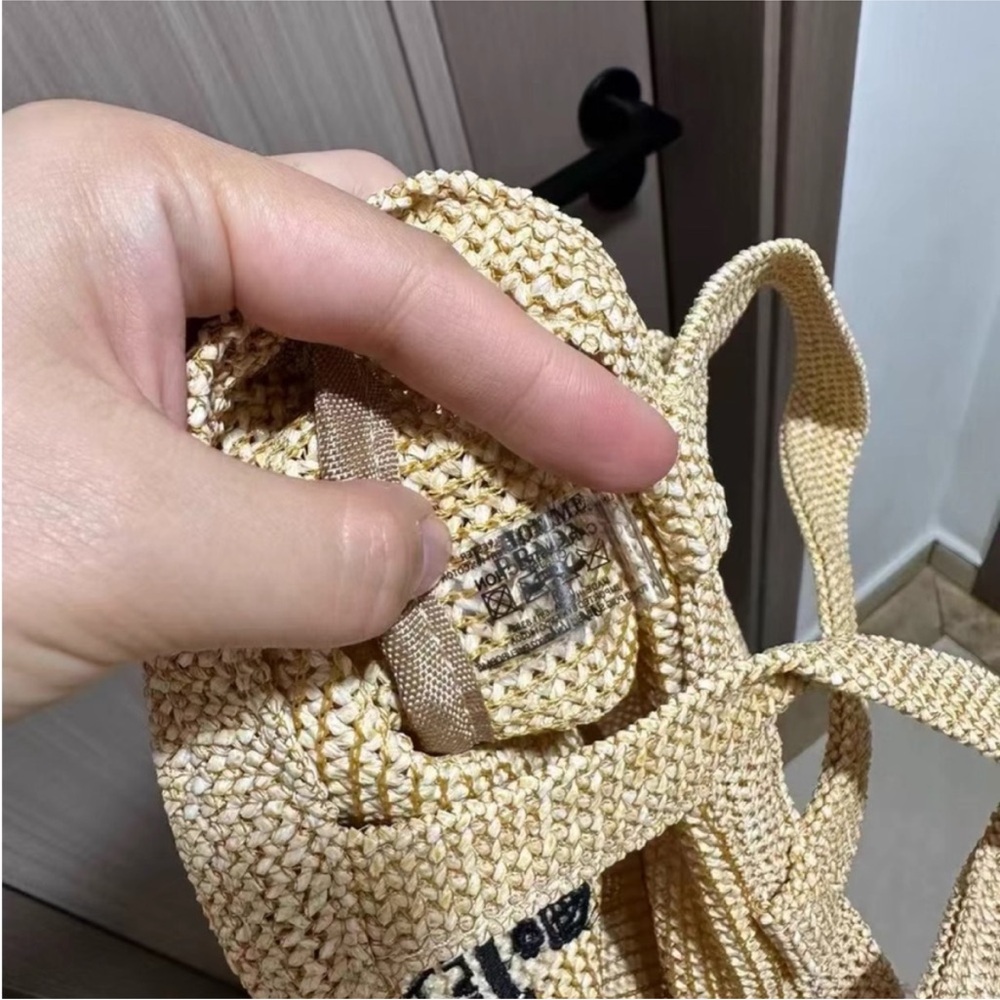 PRADA  Beauty  Small Woven Tote Bag - Picture 4 of 4